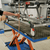 Hospital case - small kick plates on lift