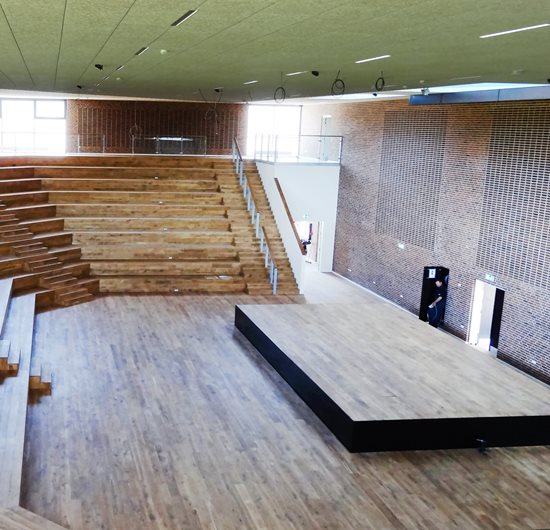 Translyft stage lift auditorium