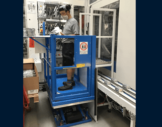 Translyft - work platform for manufacturer of food packaging