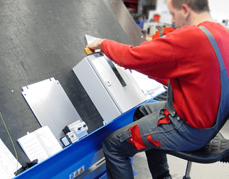 Translyft tilt tables for constructing switchboards