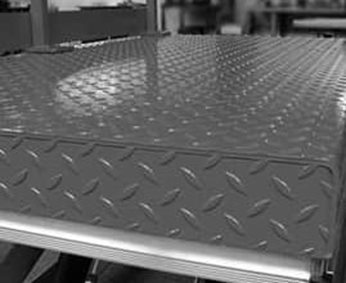 Tear drop plate